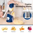 thumbnail image 3 of Rallador Giratorio de Queso X Home con 3 Cuchillas y Base de Succión, 3 of 8