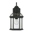 thumbnail image 2 of Kensington 1-Light Outdoor Wall Lantern in Textured Black, 2 of 9