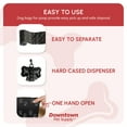 thumbnail image 4 of Downtown Pet Supply Dog Poop Bags with Free Poop Bag Holder, Black Paw Print, 180 Ct, 4 of 9