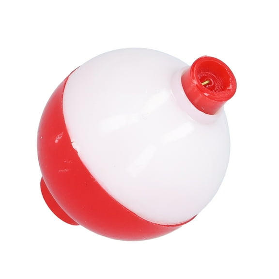 Fishing Floats, Fishing Bobbers Red White ABS Ball Shaped With Metal Hooks For Fishing For Outdoor 38mm/1.5in