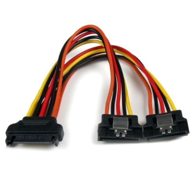 15 Pin SATA Male to SATA Female 1 to 2 Y Splitter Power Cable GN-c