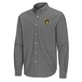 thumbnail image 2 of Men's Antigua Black Milwaukee Brewers Porter Woven Long Sleeve Button-Down Shirt, 2 of 3