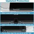 thumbnail image 5 of Funda transparente compatible con Switch OLED, funda protectora transparente acoplable para Switch OLED, funda con agarre cómodo, diseño antirrayaduras y amortiguación de impactos, 5 of 5