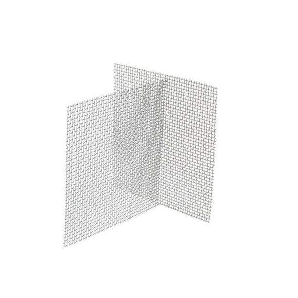 Stainless Steel Woven Wire Mesh Rodent Proof 8*8cm Metal Mesh Sheet 1mm  Hole Grey 