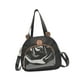 thumbnail image 3 of Bolsa de insignias Ita Bag de PVC transparente con bolsillo frontal para exhibir pins, ideal para regalos de cumpleaños y compras. Negro, 3 of 9