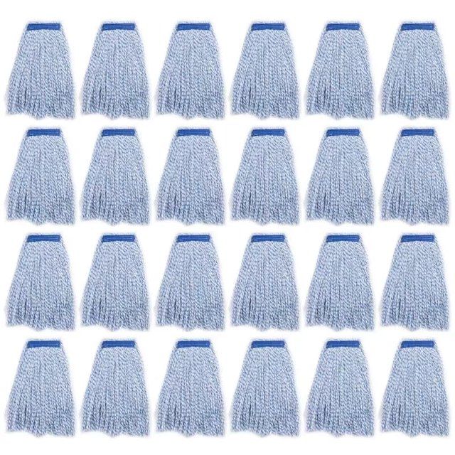 Mopa Matthew Cleaning de algodón resistente de 1,25'' - paquete de 24