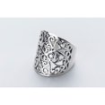 thumbnail image 3 of Decodeary Beautifully Crafted Adjustable Rings For Women Fit Statement Rings Finger Ring vintage silver 1Set, 3 of 6