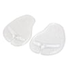 1 Pair Clear Silicone Foot Arches Forefoot Pad Cushion Insole for Flip Flops Sandals