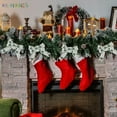 thumbnail image 6 of BadPiggies 16.4ft Christmas Wired Burlap Ribbon Vintage Truck for DIY Christmas Tree Crafts Floral Bows Decoration, 6 of 7