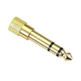 thumbnail image 4 of Gold-plated 6.5 Male To 3.5 Female Audio- Adapter Headphone Mic Jack 3pcs, 4 of 5