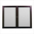 thumbnail image 4 of 36"x24" 1-Door Bronze Aluminum Frame tackable notice board, colorfast & durable Enclosed Fabric Bulletin Board- Blue, 4 of 4