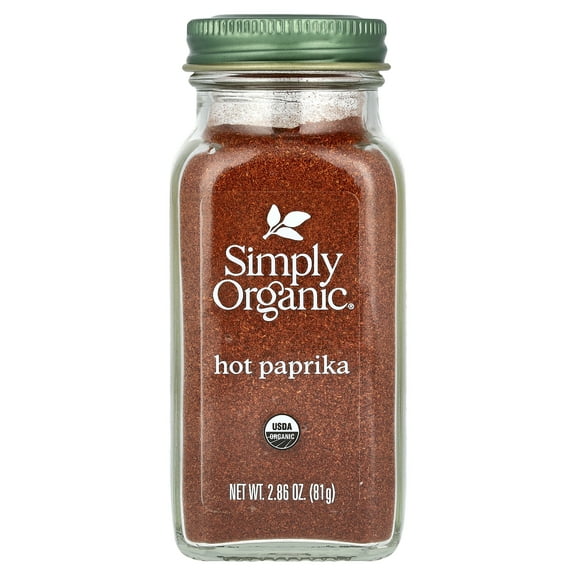 Simply Organic Hot Paprika, 2.86 oz (81 g)