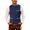Blue, variant on Corduroy Suit Vest for Men Vintage Casual Button Down Stand Collar Sleeveless Dress Vest Waistcoat
