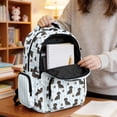 thumbnail image 5 of Xoenoiee Dachshund Paw Stripe Print Backpack for Kids Girls, Large Capacity School Backpack Bookbag Lightweight Casual Daypack with Adjustable Shoulder Strap for Travel Hiking School, 5 of 7
