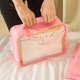 thumbnail image 4 of 6pcs/set Lightweight Luggage Travel Bags Men and Women Packing Cubes Organizer Pouches Fashion Double Zipper Waterproof Polyester Bag Suitcase, 4 of 5