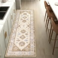 thumbnail image 6 of MeyJey 2'x6' Oriental Vintage Runner Rug for Hallways, Non-Slip Machine Washable Area Rug for Bedroom/Living/Dining/Laundry Room Carpet, Beige/Brown, 6 of 13