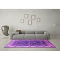 thumbnail image 3 of Ahgly Company Indoor Rectangle Oriental Purple Industrial Area Rugs, 2' x 5', 3 of 4