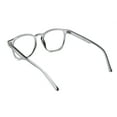 thumbnail image 4 of Rectangular Thin Horn Rim UV Blue Light Eye Protection Plastic Computer Glasses Slate, 4 of 4