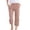 Rose Gold-c, variant on WDDDD Women’s Cotton Linen Capri Pants Wide Leg Loose Fit Drawstring Elastic Waist Casual Summer XXXXL