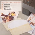 thumbnail image 4 of 24 Packs Envelopes Vintage Aged Paper Light Yellow-9 x 4 Inch for Letter Writing, Invitations, 4 of 6
