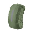 thumbnail image 1 of Unique Bargains 15-25L Waterproof Backpack Rain Cover with Vertical Reflective Strap, XS, Olive, 1 of 5