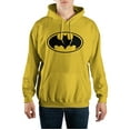 thumbnail image 1 of DC Comics Batman Logo Yellow Hoodie Sweater, 1 of 2