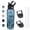 Blue, variant on BJPKPK Insulated Water Bottles with Straw Lid, 40oz Stainless Steel Water Bottles with 3 Lids, Large Metal Water Bottle, BPA Free Leakproof Thermos Water Bottle for Sports & Gym- Ocean
