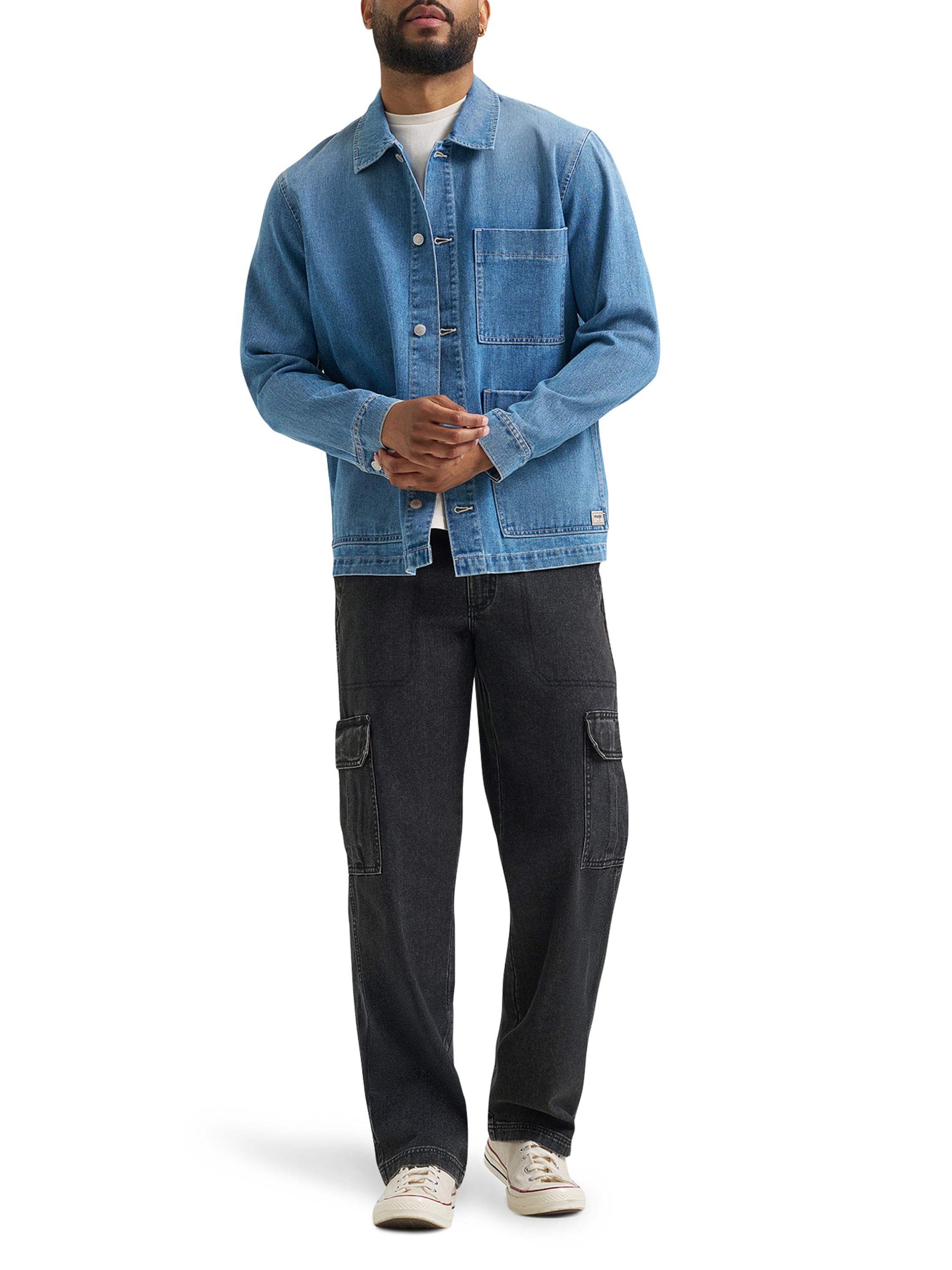 Wrangler® Men's Utility Denim Cargo Jeans