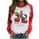 thumbnail image 2 of ICHUANYI Liquidación Moda Mujer Impresión Jersey Tops Manga Larga Cómoda Blusa Sudadera ICHUANYI WER202308245484, 2 of 4