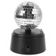 thumbnail image 2 of Rotating LED Strobe Ball Lamp with Glass Mirror Reflection, Portable Battery Powered Desktop Light for KTV, Bar, Party, Bedroom Use, Easy One Button, 2 of 4
