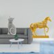 thumbnail image 2 of Estatua De Gato Y Caballo, Figura Decorativa De Resina, Adorno Coleccionable De Escritorio, Escultura De Animal, Figuras Grabadas Para Entrada, Estantería, Sala De Estar, Dormitorio, Hogar,, 2 of 8