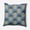 Dusty Smoke, variant on Simply Daisy 16" x 16" Pineapple Stripes Nautical Decorative Indoor Pillow