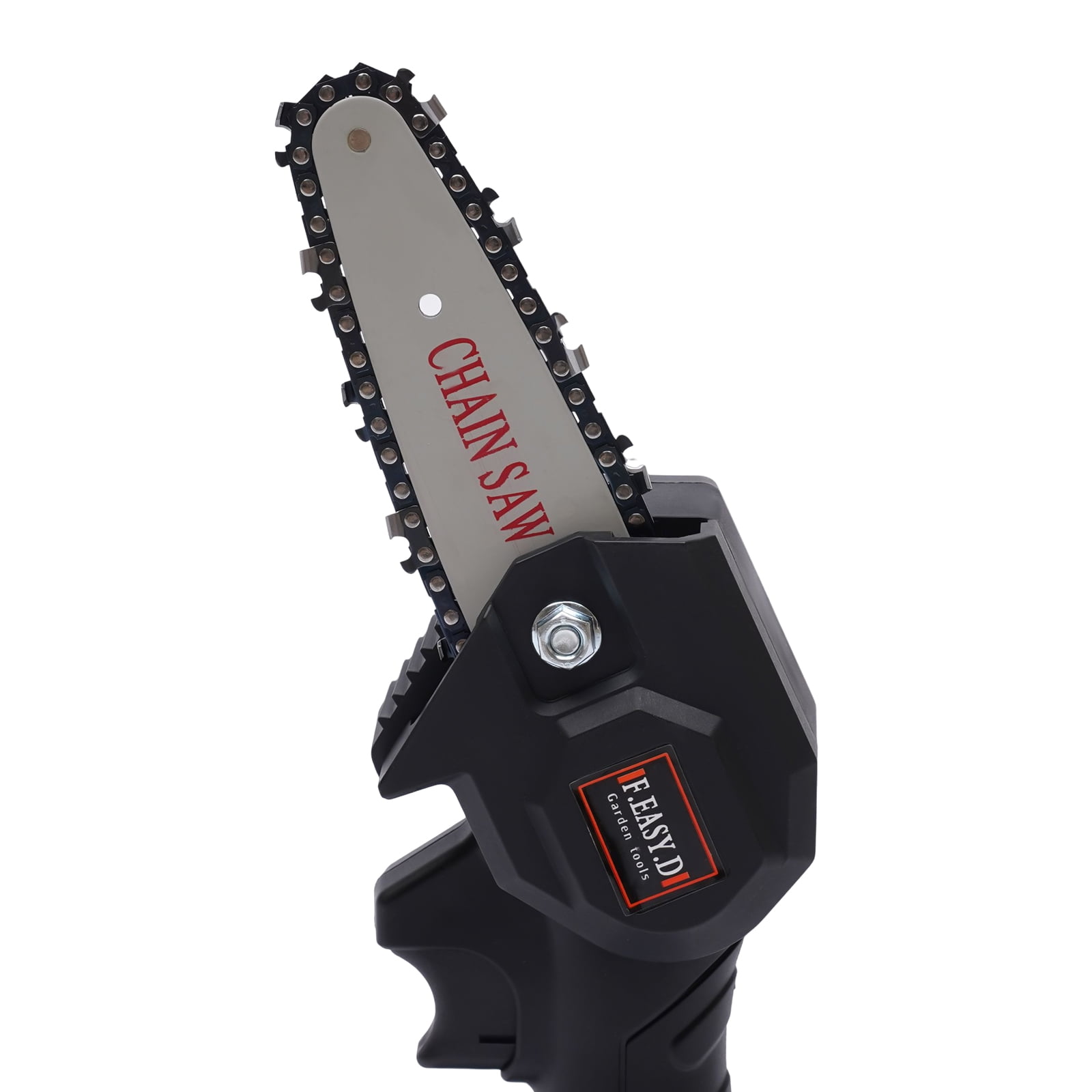 ChicHomey 4 Inch Cordless Electric Chainsaw- 550W Pure Copper,Handheld Mini Cordless Chainsaw,Adjustable Tension, for Gardening, Pruning Black