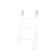thumbnail image 1 of Kearding Estante para ollas, tapas para sartenes, puerta trasera de cocina multifunción, puerta de armario, soporte de placa de Metal, estante, Almacenamiento y organización del hogar Blanco, 1 of 6