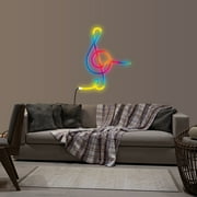 Monster 16.4ft Neon LED Strip Lights, Multicolor Flow LED Lights for Indoor & Outdoor Decor, Mounting Clips Included