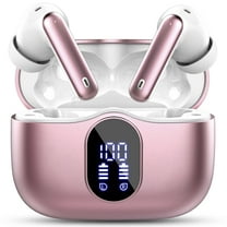 Wireless Earbuds, Bluetooth 5.4 Headphones Bass Stereo, Ear Buds with Noise Cancelling Mic LED Display, 36H Playtime in Ear Earphones, IP7 Waterproof Sport Headset for Android iOS