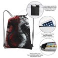 thumbnail image 3 of Rocae Cool Black And White Dragon for Drawstring zipper Backpack Gym Backpack Bag for Men and Women, 3 of 6