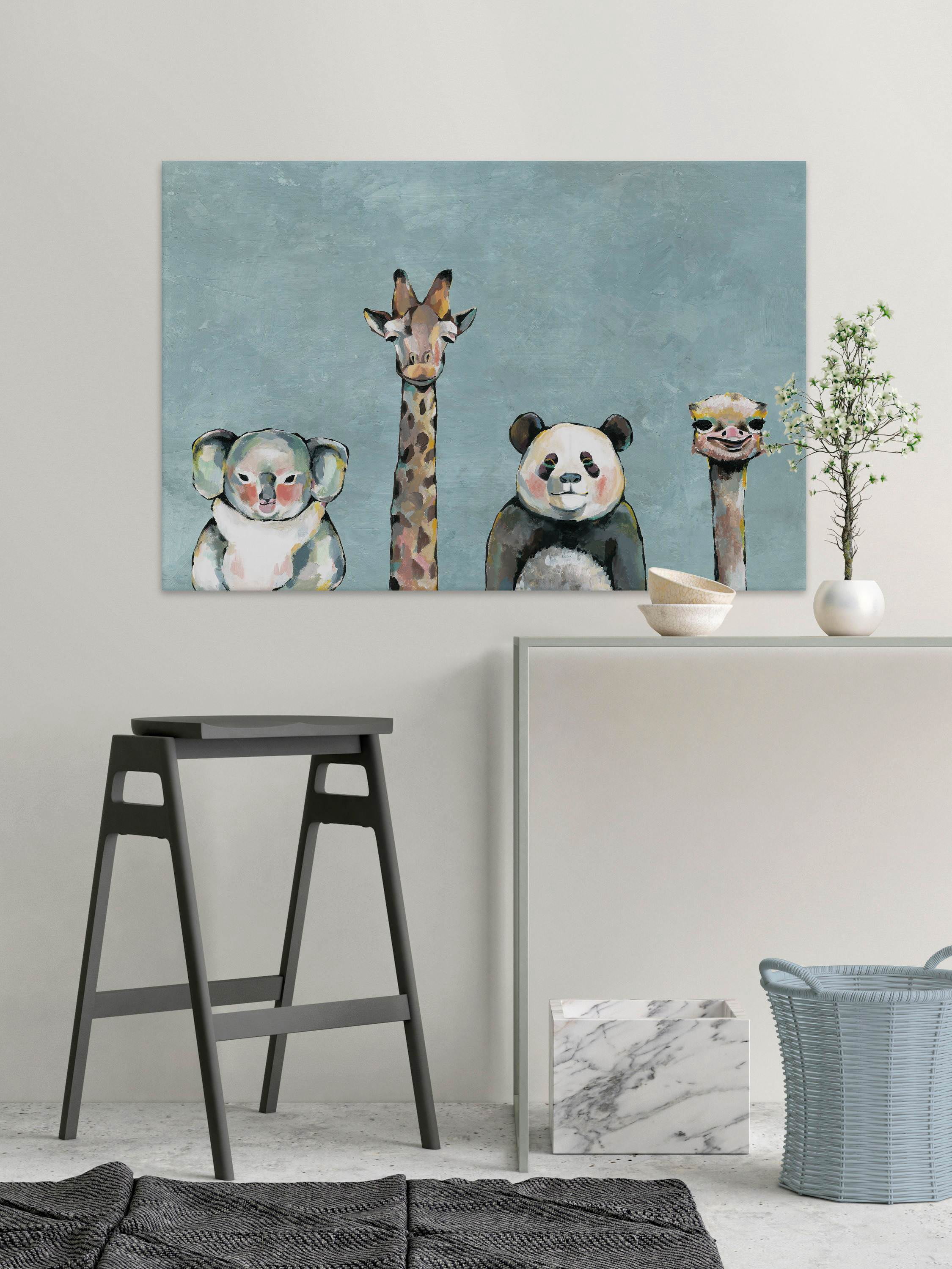 Chubby Bubbly Painting Print on Wrapped Canvas