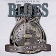 thumbnail image 3 of CafePress - Blues Music From The Soul Vintage T Shirt - Women's Classic T-Shirt, 3 of 4