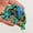 Blue-green 1pcs, variant on Funny Gift Home Decoration 3D Printed Articulated Tree Frogs Realistic Animal Fridge Magnet Desktop Decor For Kitchen Office