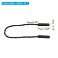 thumbnail image 2 of Uxcell Zipper Pulls Replacement Extension Cord Handle Fix Tab Tag Extender for Luggage Handbags Black 15 Pack, 2 of 5