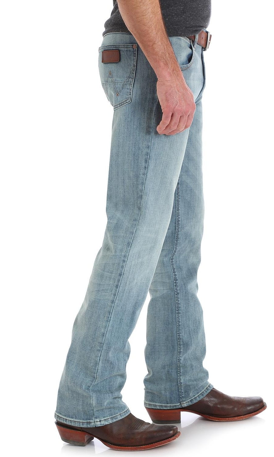 wrangler retro slim boot stretch