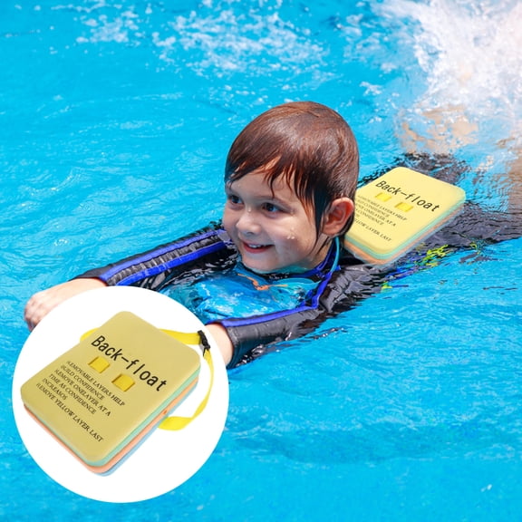 WEAVILUX Back Float Swimming Training Aid with Multi-Layer Design for Enhanced Buoyancy and Comfort