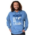 thumbnail image 5 of Sleepy Smurf Monday Got Me Like Funny Hoodie Sweatshirt Women Men Brisco Brands S, 5 of 6
