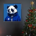 thumbnail image 4 of Pintura de diamante 5D DIY taladro redondo completo Kit de Panda fresco decoración del hogar 30x30cm, 4 of 9