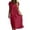 *Red, variant on VBVC Women's Cotton-Linen Crochet Lace Trim Midi Dress,Ladies Short Sleeve High Waist Flowy Dress,Casual Summer Beach Boho Sundress For Women,Beige,S-2XL