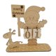 thumbnail image 2 of Calendario de Adviento de madera para Navidad, árbol de Navidad, casa, cuenta atrás, adornos de mesa, decoración del hogar para regalos de Año Nuevo, 2 of 4