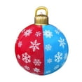 thumbnail image 2 of Fridja Christmas Inflatables Ornament Ball, 23.6" Oversize Christmas Ornament Large PVC Outdoor Inflatable Christmas Ball Decorations for Yard Tree Lawn Pool Xmas Decor Holiday Decorations, 2 of 4