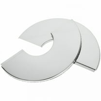 HIBIBUD Valve Decorative Cover Toilet Flange Faucet Round Water Pipe Plumbing Flange Stainless Steel 14.00X14.00X0.50CM