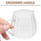 thumbnail image 2 of ColoMX Glass Leche Jarra de leche Dispensador de café Creamer recipiente de vidrio Leche de espuma de vidrio (100 ml), 2 of 8